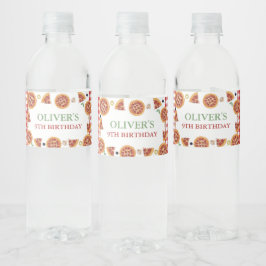 Pizza Party, segment av Roligten Vattenflaskor Etikett