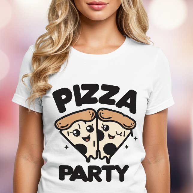 Pizza Party T Shirt (Skapare uppladdad)