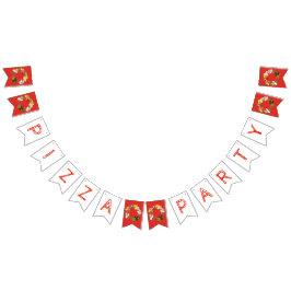 Pizza Party Toppings Italienska Food Pizzeria Paj Vimplar