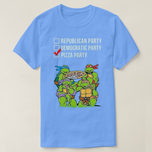 Pizza Party Vintage 80s 90s-design T Shirt (Design framsida)
