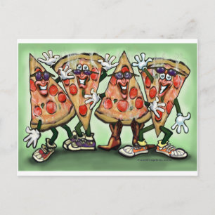 Pizza Party Vykort