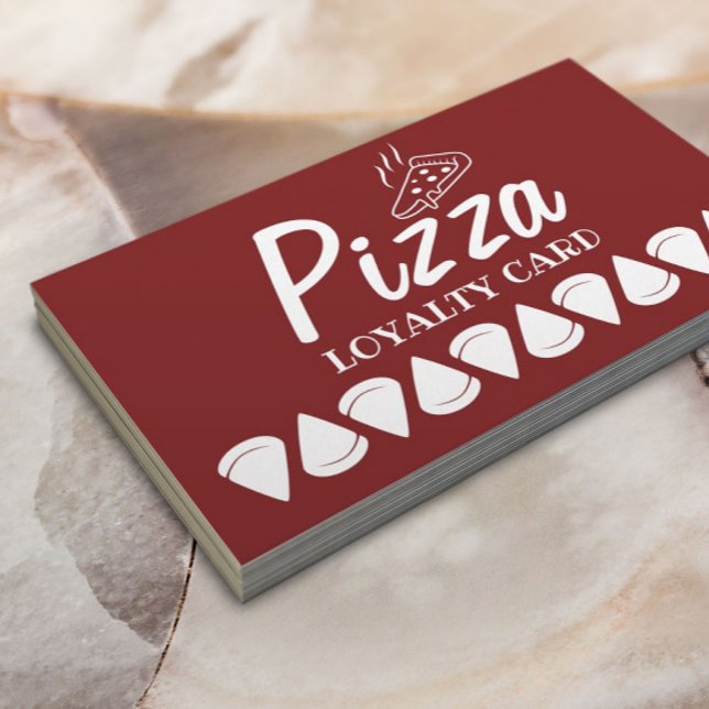 Pizza Pasta Restaurant Loyalty Card Lojalitetskort (Skapare uppladdad)
