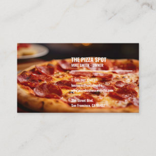 Pizza Pepperoni Visitkort