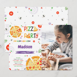 Pizza Photo-inbjudan Inbjudningar