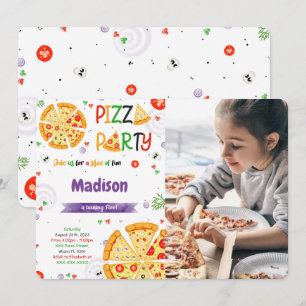 Pizza Photo-inbjudan Inbjudningar