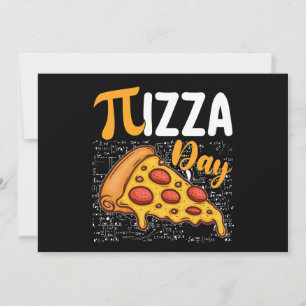Pizza Pi-dagen Matematik Matematik Älskare Inbjudningar