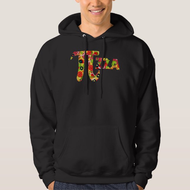Pizza Pi Funny Pi Day Funny Pizza Pi 1 Hoodie (Framsida)
