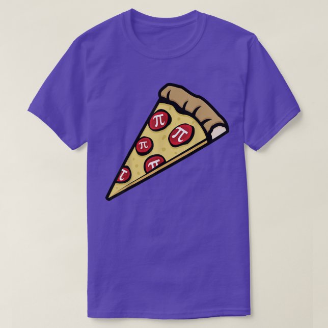 Pizza Pi Funny Pizza Paj med Pi Toppings Math4249 T Shirt (Design framsida)