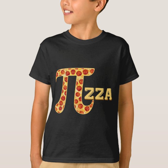 Pizza Pi Math Älskare skollärare Student T Shirt (Framsida)