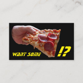 Pizza-pizzaleveransservice som pizza taxi taxi visitkort