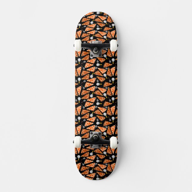 Pizza Pizzaz Skateboard Bräda 21,5 Cm (Framsida)