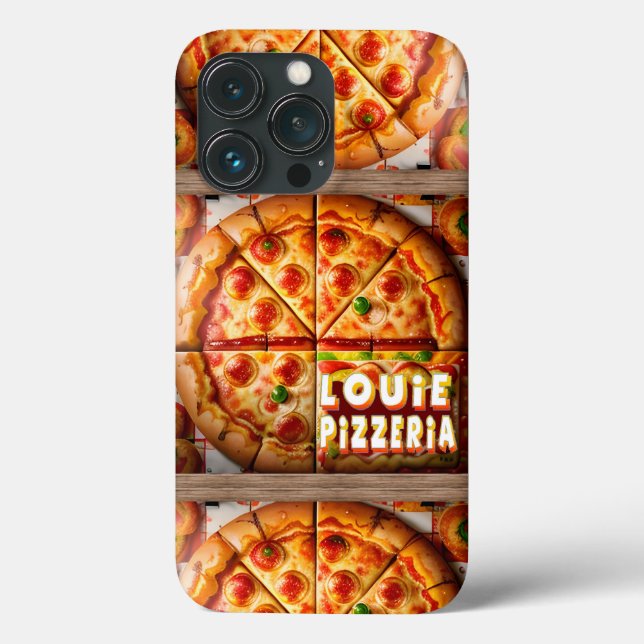 Pizza Pizzeria Design (Baksida)