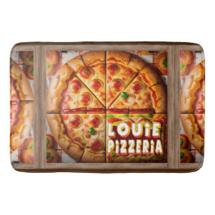 Pizza Pizzeria Design Badrumsmatta