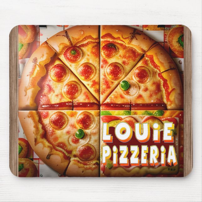 Pizza Pizzeria Design Musmatta (Framsidan)