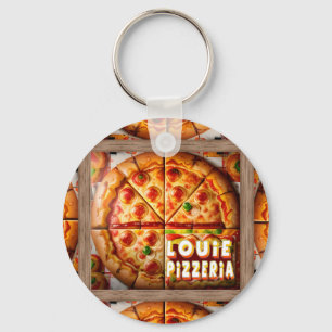 Pizza Pizzeria Design Nyckelring
