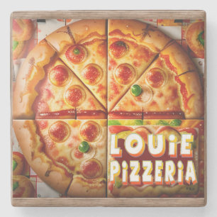 Pizza Pizzeria Design Stenunderlägg