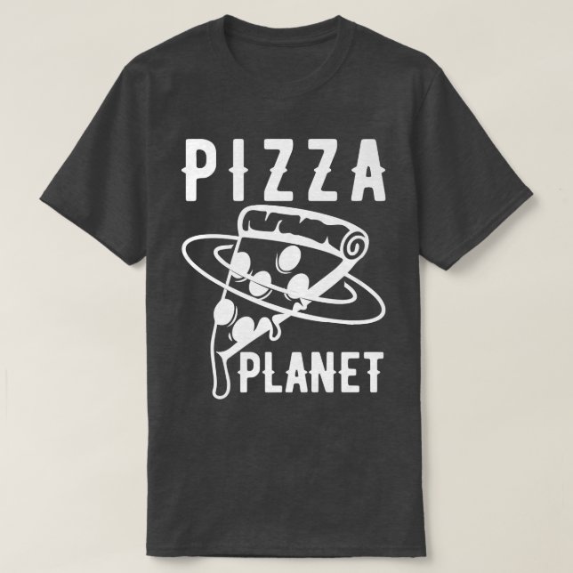 Pizza Planet Food Älskare Pizza Planet  T Shirt (Design framsida)