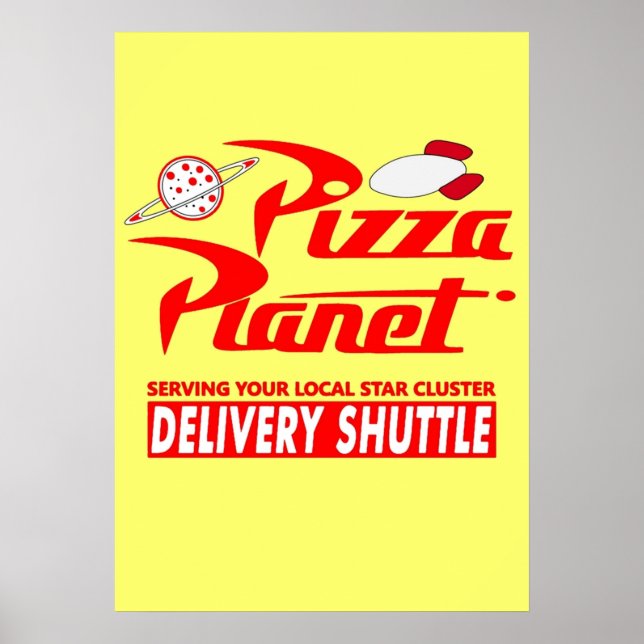 Pizza Planet Poster (Framsidan)