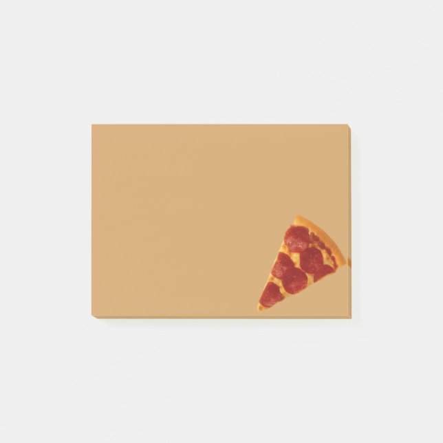 Pizza Posta-Honom Post-it Block (Framsida)