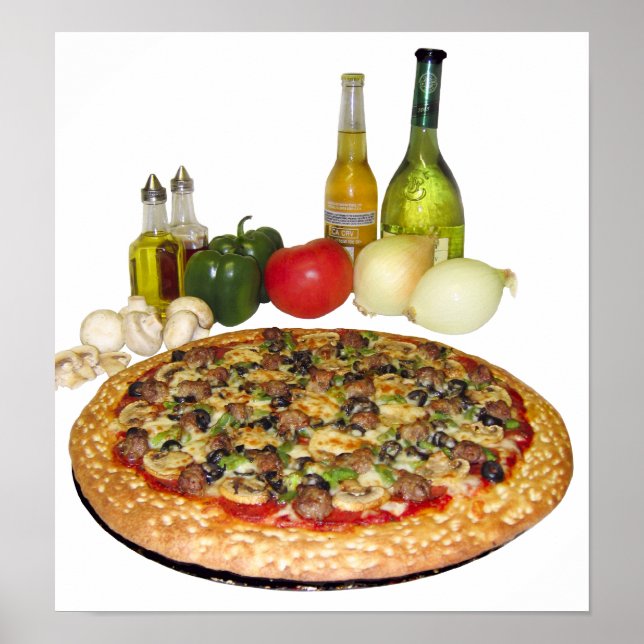 Pizza Poster (Framsidan)