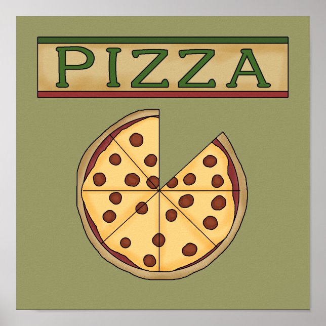 Pizza Poster (Framsidan)
