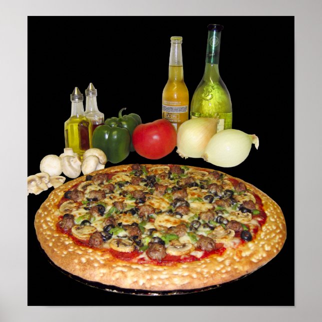 Pizza Poster (Framsidan)