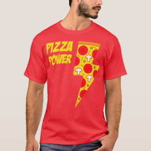 Pizza Power Food Älskare Italiana Food Funny Manar T Shirt
