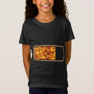 Pizza Power Slice Battery Pizzeria Pizzaiolo Itali T Shirt