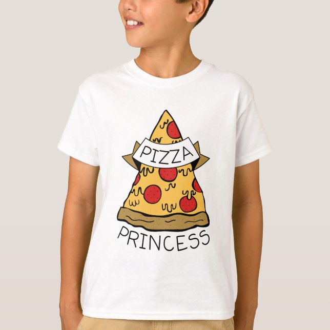Pizza Princess Tee Shirt (Framsida)