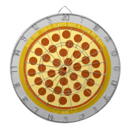 Pizza Puns Personlig Cheese Pizza w/ Pepperoni Darttavla