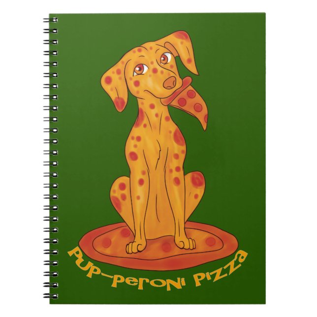Pizza Puppy Anteckningsbok (Framsidan)
