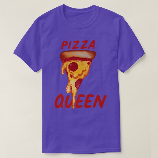 Pizza Queen 4365 T Shirt (Design framsida)