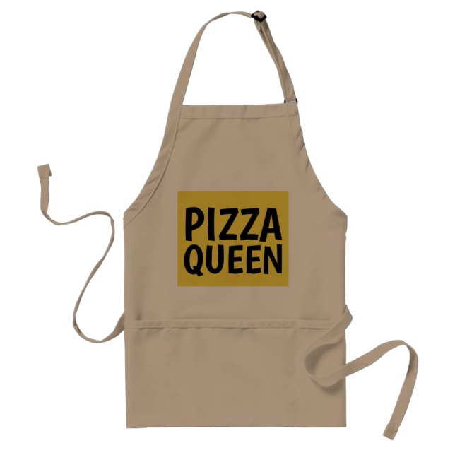 PIZZA QUEEN Kitchen Aprons Förkläde (Framsidan)
