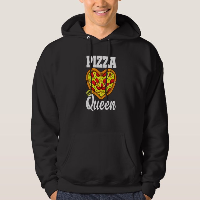 Pizza Queen  Pizza Chef Hoodie (Framsida)
