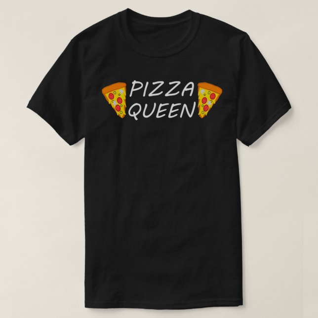Pizza Queen T Shirt (Design framsida)