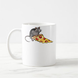 Pizza Råtta Kaffemugg