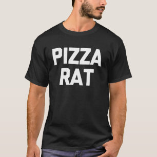 Pizza Råtta som säger Pizza Italia Food Coola Pizz T Shirt