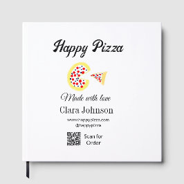 Pizza restaurant cafe pizzeria scan QR code order  Gästböcker