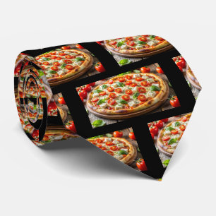 Pizza Restaurant Servitör Neck Tie Slips