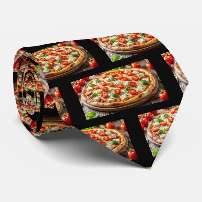 Pizza Restaurant Servitör Neck Tie Slips (Rullad)