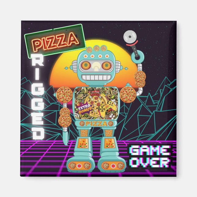 Pizza Rigged - Spelet över Magnet (Framsidan)