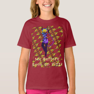 Pizza Robot Roligt Art T-Shirt