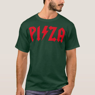 Pizza Rocks Funny Rock Music Pizzeria Hard Rock He T Shirt