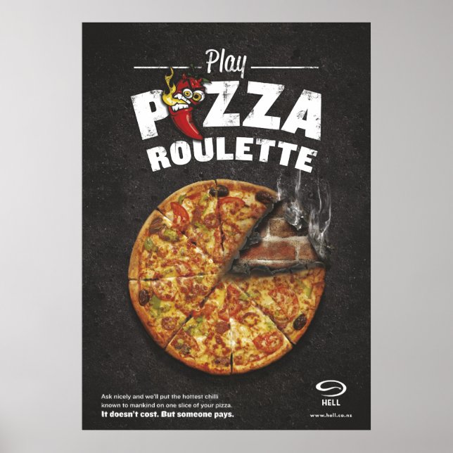 Pizza Roulette poster (Framsidan)
