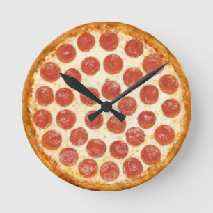 Pizza Rund Klocka