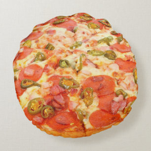 Pizza Rund Kudde