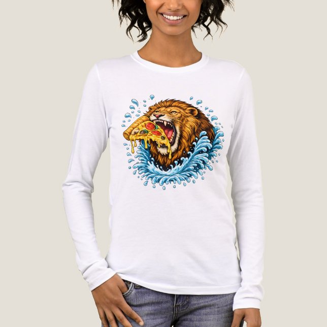 Pizza rytande t shirt (Framsida)