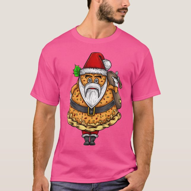 Pizza Santa T Shirt (Framsida)