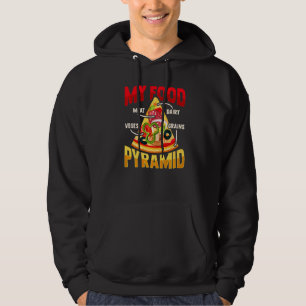Pizza Segce Food Pyramid för ett Pizza Älskare Hoodie