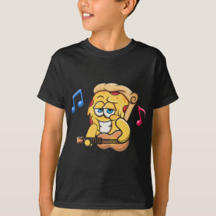 Pizza Segce play Guitar, Bass Music Sten Guitar T Shirt
